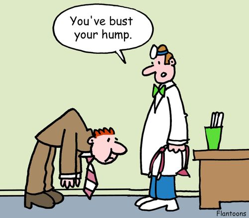 "You've bust your hump."