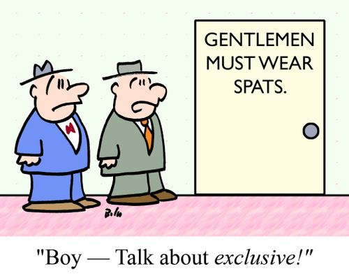 "Boy - Talk about exclusive!"