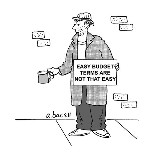 Easy Budget Terms Are Not That Easy
