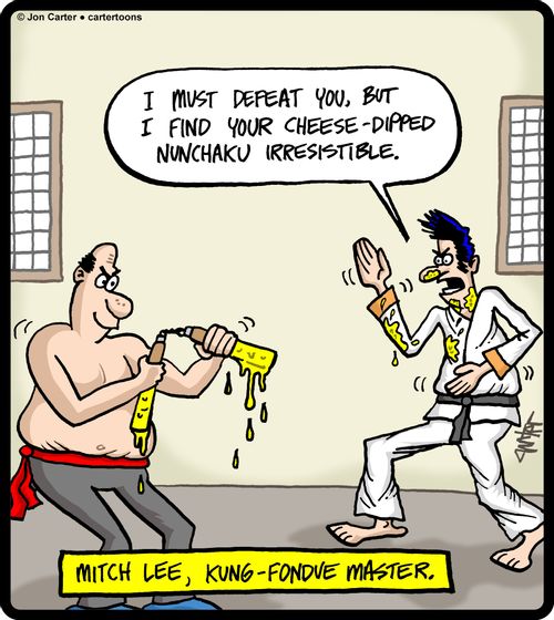 Mitch Lee, kung-fondue master.