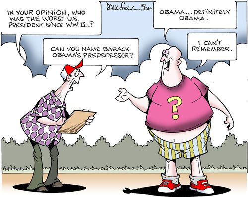 'In your opinion, who was the worst U.S. president since W.W.II...?'
