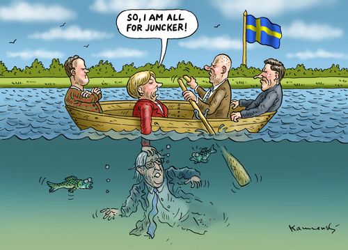'So, I am all for Juncker!'
