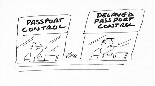 Passport chaos.