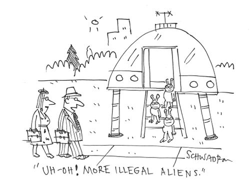 'Uh-Oh! More illegal aliens.'