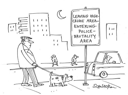 Leaving High-Crime Area...Entering Police Brutality Area