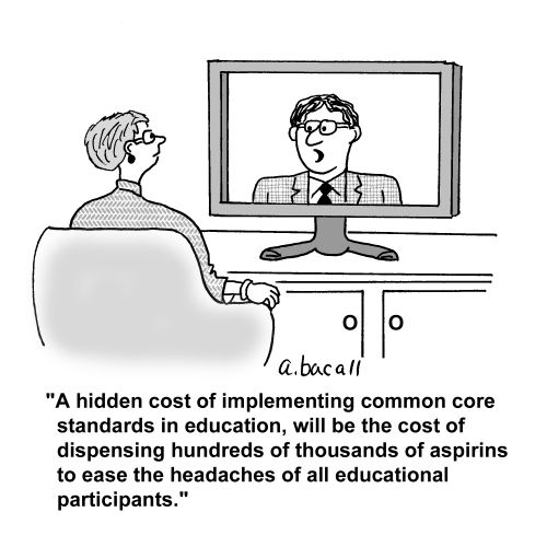 'A hidden cost of implementing common core standards in education...'