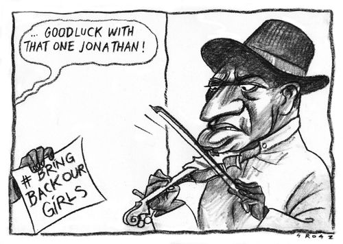 'Goodluck with that one Jonathan!'
