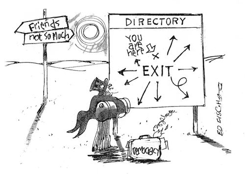 You Are Here - Uncle Sam's Exit Strategy