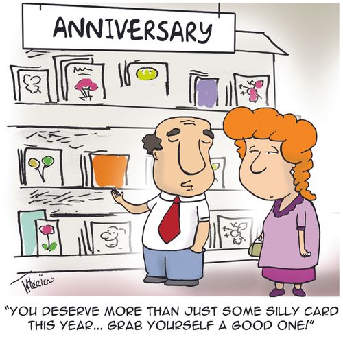 'You deserve more than just some silly card this year...grab yourself a good one.'