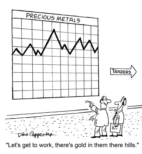 "Let's get to work, there's gold in them there hills."