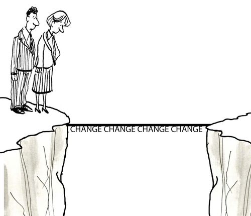 Change, Change, Change, Change.