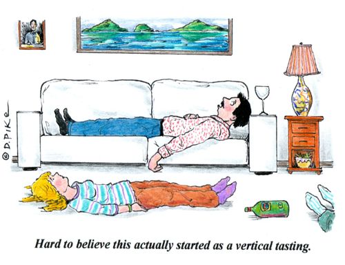 "Hard to believe this actually started as a vertical tasting."