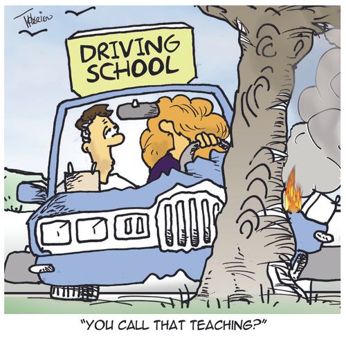 'You call that teaching?'