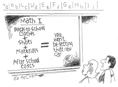 Math I = You Won't Be Getting That New Car.