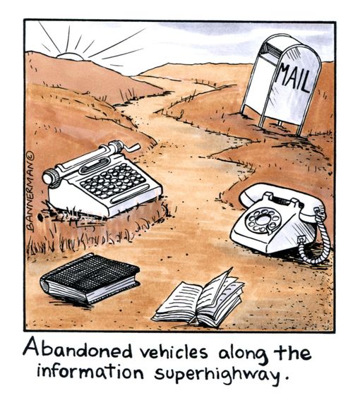 Abandoned Vehicles Along The Information Superhighway.