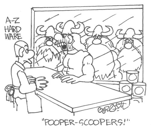  "Pooper-scoopers!"