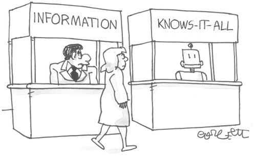 Kiosks: Information...Know It- All.