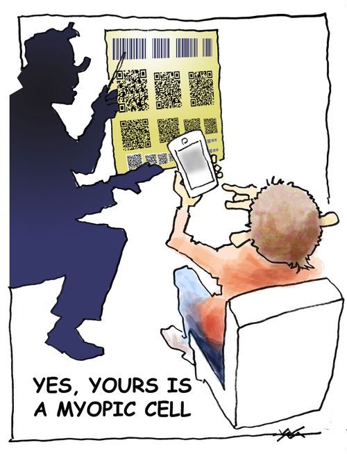 'Yes, yours is a myopic cell.'