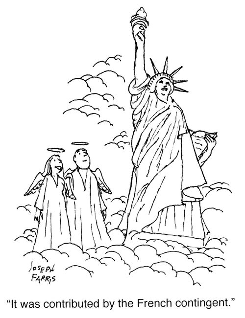 "It was contributed by the French contingent."