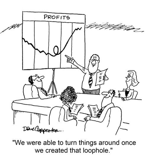 "We were able to turn things around once we created this loophole."