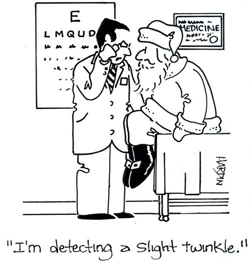 "I'm detecting a slight twinkle."