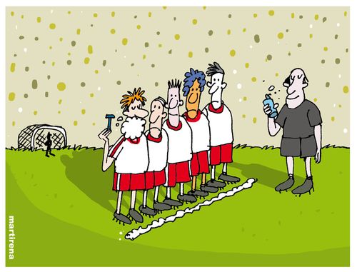 Shaving Cream in Football