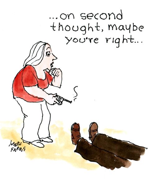 '...on second thought, maybe you're right...'