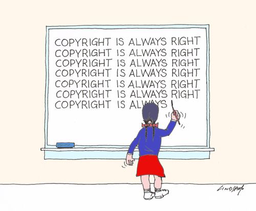 Copyright is always right