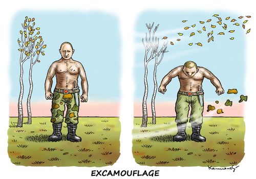 Excamouflage of Putin