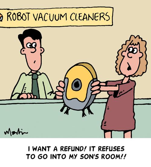 'I want a refund! It refuses to go into my son's room!!'