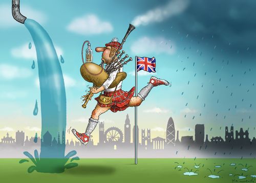 Scotland separates from England