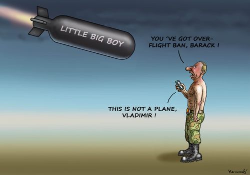 'You've got over-flight ban, Barack!'