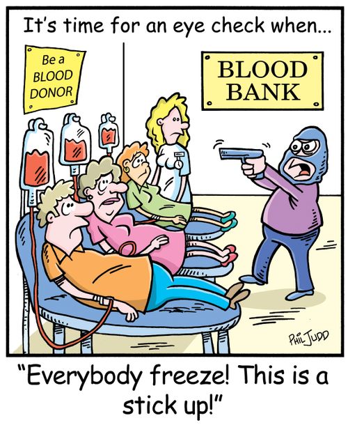 "Everybody freeze! This is a stickup!"