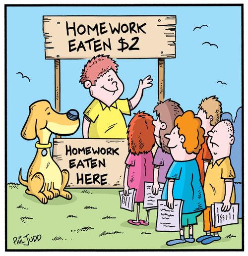 Homework eaten $2