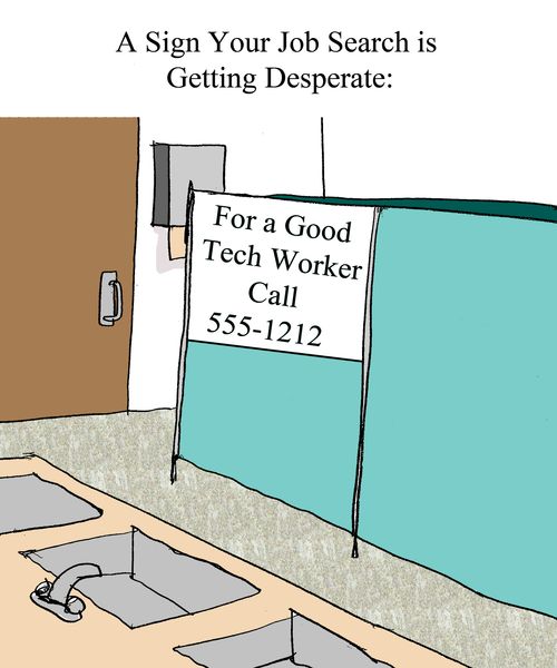 A Sign Your Job Search is Getting Desparate.