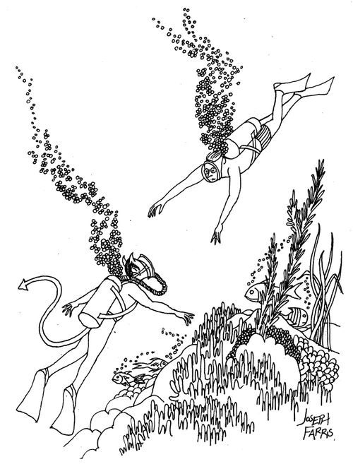 Scuba Diving Devil