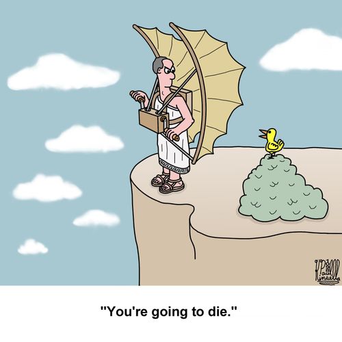 "You're going to die."