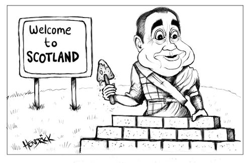Alex Salmond's Welcome to Scotland.