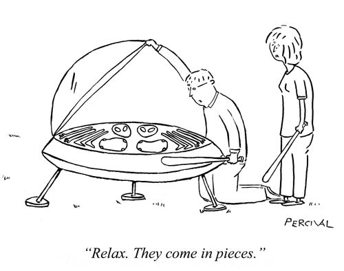 "Relax. They come in pieces."