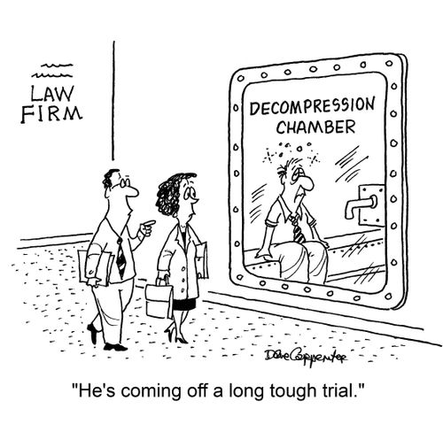 "He's coming off a long tough trial."