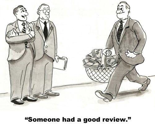 "Someone had a good review."