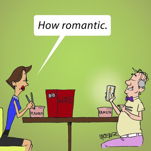 'How romantic.'