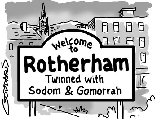 Welcome to Rotherham - Twinned with Sodom & Gomorrah
