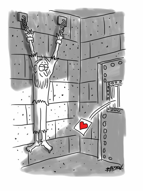Valentine for a prisoner