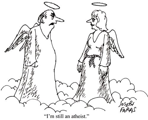 "I'm still an atheist."