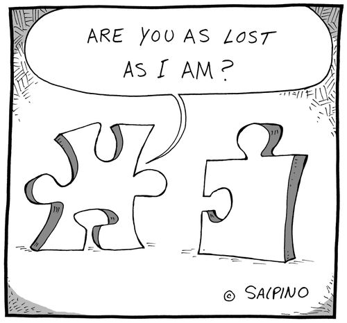 'Are you as lost as I am?'