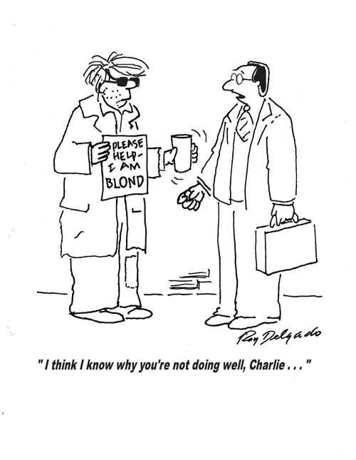 'I think I know why you're not doing well, Charlie...'