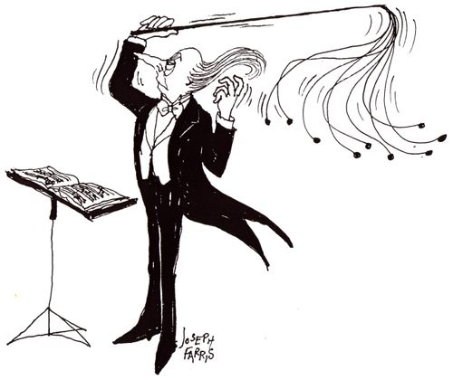 Conductor with cat of nine tails
