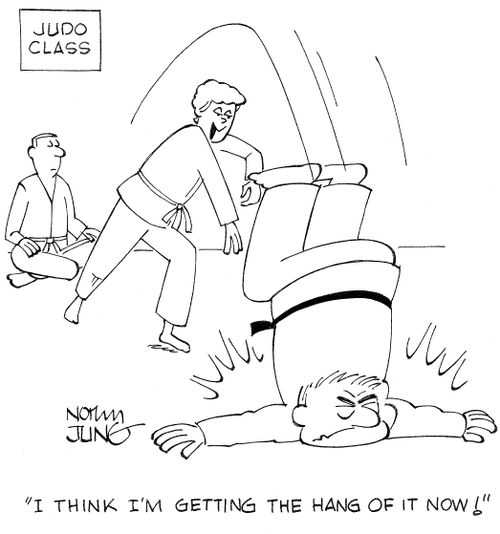 "I think I'm getting the hang of it now!"