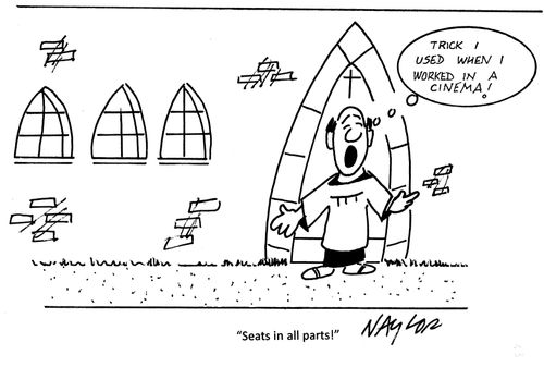 "Seats in all parts!"